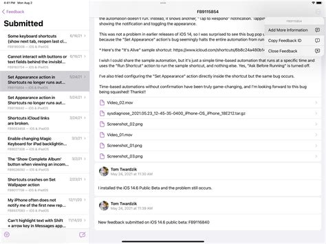 Image result for iOS Enable Developer Feedback