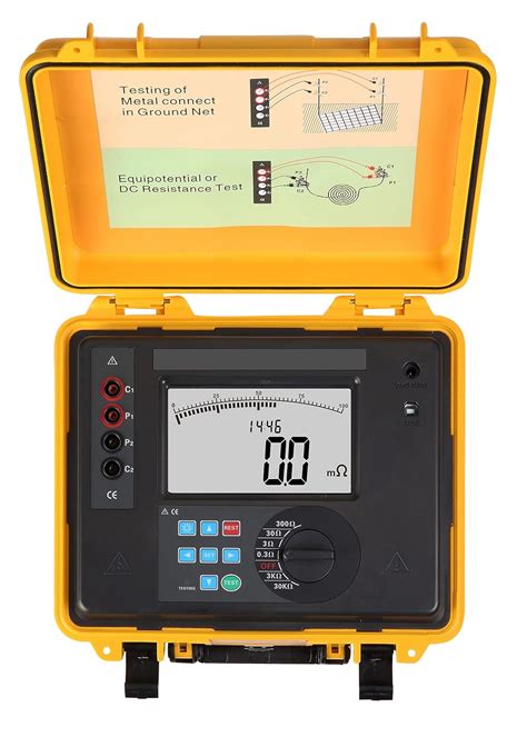 YFYIQI Milliohmmeter Digital Milliohm Meter Equipotential Bonding ...