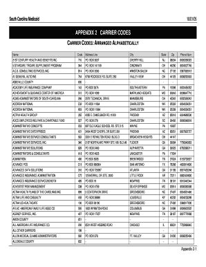 Image result for Insurance Carrier Code List