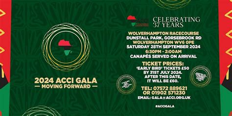 ACCI Moving Forward Gala 2024, Wolverhampton Racecourse, 28 September ...