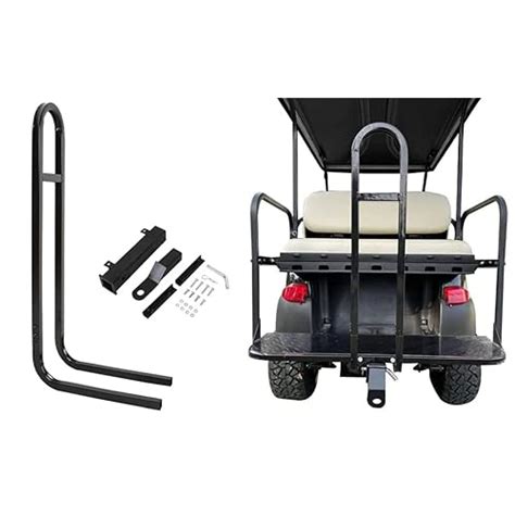 Buy JMTAAT Golf Cart Rear Seat Safety Grab Bar and Trailer Hitch ...