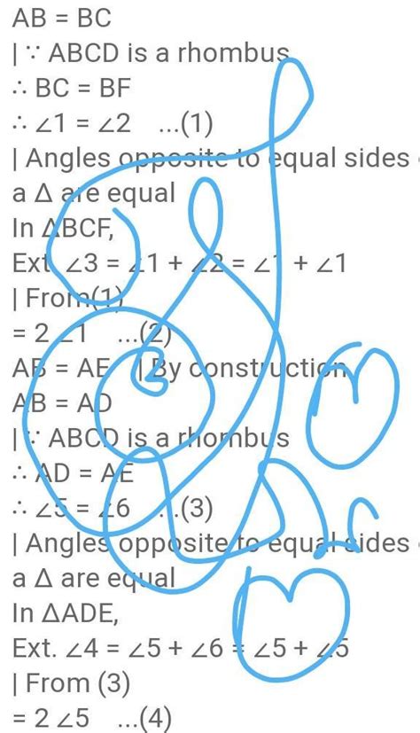 ABCD is an isosceles trapezium E is the midpoint of AB Prove that ...