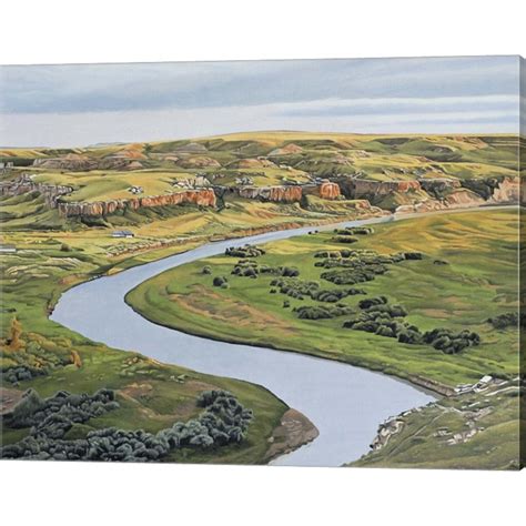 Milk River Evening by Ron Parker 20" x 16" Canvas Wall Art | Michaels