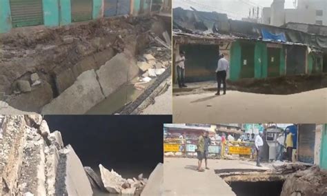 Road collapse at Goshamahal sparks panic among locals