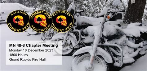 CVMA® MN Chapter 48-8 Monthly Meeting, 104 11th St SE, Grand Rapids, MN ...