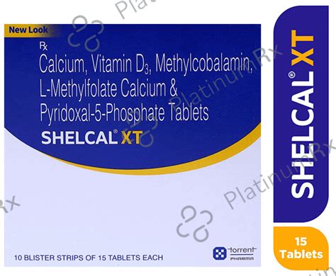 Shelcal XT Tablet 15s – Save 54% on Substitute Medicine