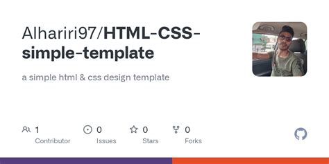 Image result for HTML with CSS Simple Templete