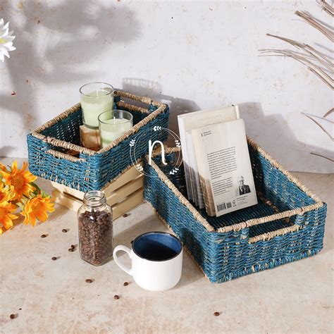 Handwoven Baskets Set Online - Premium Basket | Nestasia