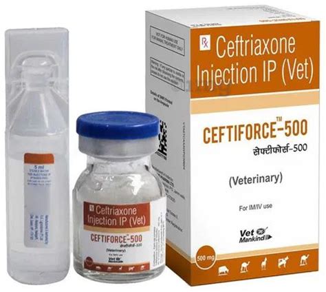 Mankind Ceftiforce 500 Injection