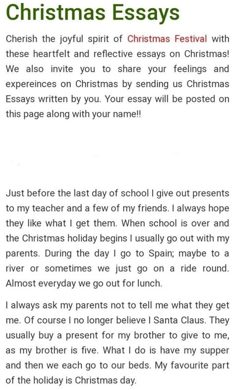 Write a composition on how you spent your Christmas vacation - Brainly.in