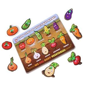 Adora Wooden Puzzle Learning Educational Game Board for Kids ...