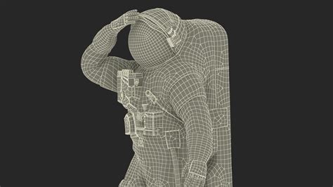Astronaut Wearing Feitian Space Suit Rigged for Cinema 4D 3D | 3D ...