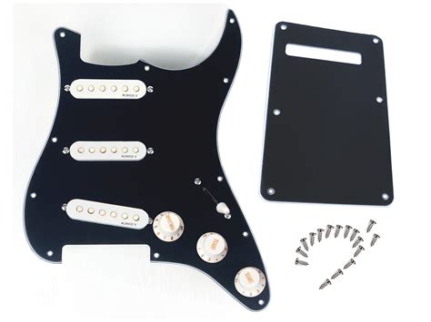 Buy LAMSAM Pre-loaded Pickguards for Strat Style Guitars, Pre-wired ...
