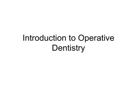 Image result for Operative Dentistry