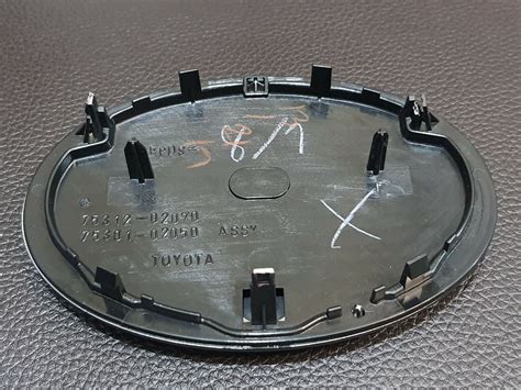 Buy Toyota Piano Black - Red 14cm Logo Emblem Badge For Grille Toyota ...