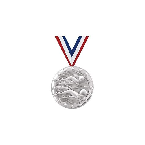 Crown Awards Swim Medals - 2 Silver Swim Team Medal Awards India | Ubuy