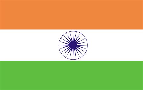 Download Indian Flag With Simple Design Wallpaper | Wallpapers.com