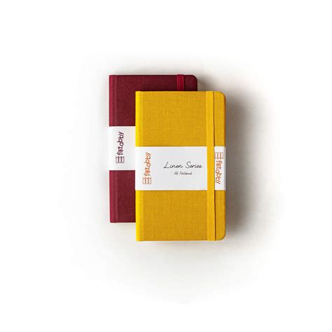 Kitabby – Linen Series – A6 Size – Hard Bound Pocket Notebook with ...