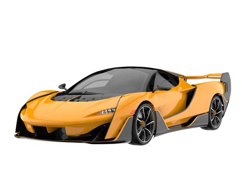 Sport car isolated on transparent background. 3d rendering - illustration 19069907 PNG