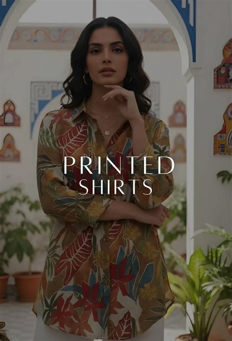 Shop Printed Shirts for Women - Kaftanize