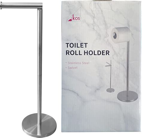 Toilet Roll Holder Free Standing | Stainless Steel Toilet Paper Roll ...