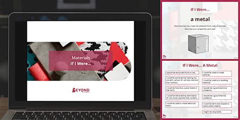 KS3 Materials If I Were... PowerPoint