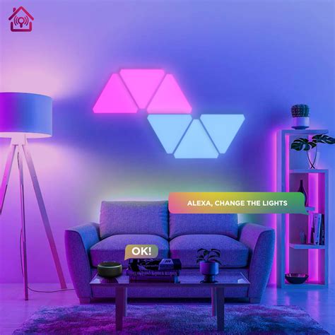 Get this Homemate Smart Triangle RGB Panel From HomeMate