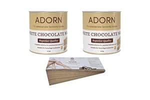 ADORN White Chocolate Wax 600g for Hair & Tan Removal | PACK OF 2 ...