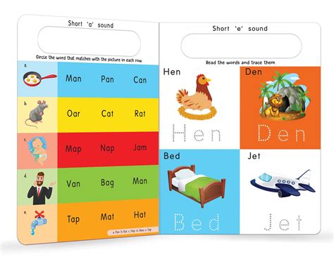 My Big Wipe And Clean Book of Three Letter Words for Kids : Learn And