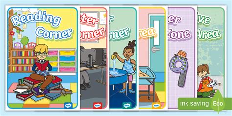 👉 Classroom Area Signs (teacher made) - Twinkl
