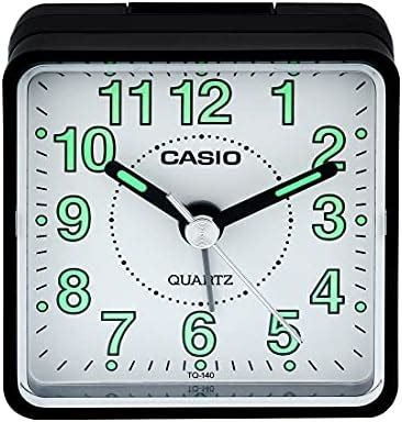 Casio Analog Table Clock (TQ-140-1BDF, Multicolour, 5.7 cm x 5.7 cm x 3 ...