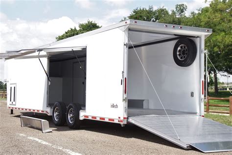 Image result for Intech Enclosed Gooseneck Trailers