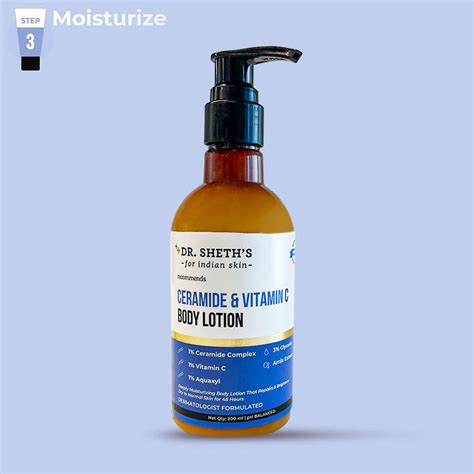Ceramide & Vitamin C Body Lotion - 200ml – Dr Sheth's