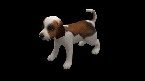 Animated Dog - 3D Model by cg-monster