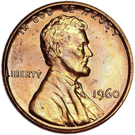 1960 Penny Value: are “D”, No mint mark worth money?