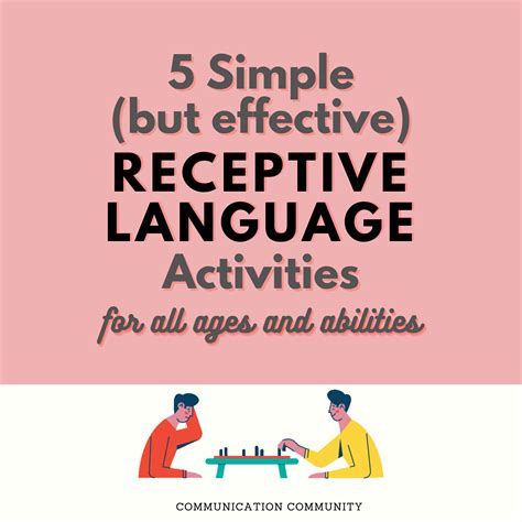 5 Simple (but effective) Receptive Language Activities