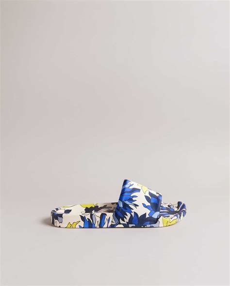 Ted Baker Sandals & Sliders India Sale - Navy Mens Anniti Floral Print ...