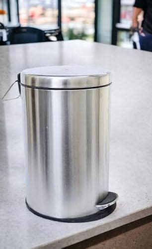 STAR LIGHT STEELS,STAINLESS STEEL PEDAL BIN (7X10),DUSTBIN FOR HOME ...