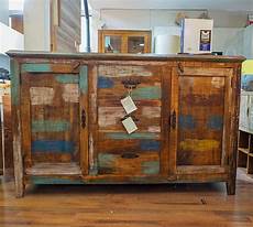 credenza colorata mobile credenza eco vintage legno massello di noce india credenza colorata mobile credenza eco vintage legno massello di noce india
