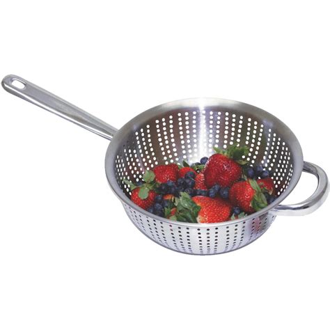 Stainless Steel Colander With Handle at Nadine Boeding blog