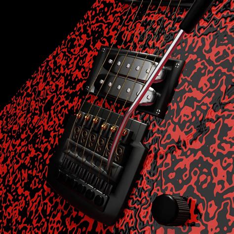 Eddie Munson Guitar from Stranger Things free VR / AR / low-poly 3D ...