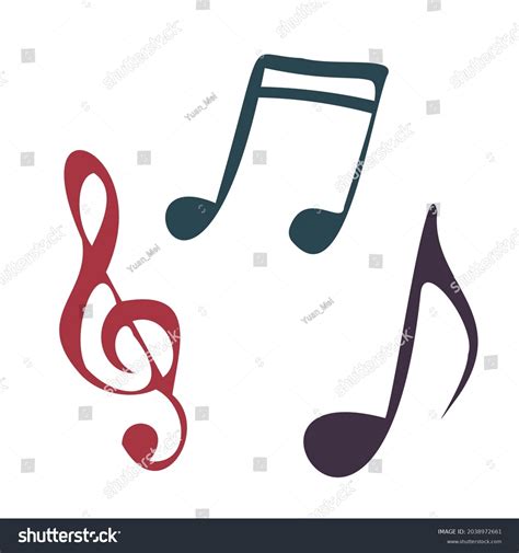 Musical Notes Vector Art 的图像结果