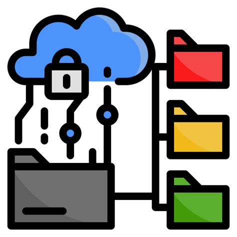 Cloud database - free icon