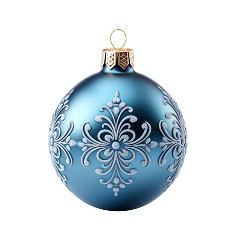 Blue christmas ball isolated on transparent background 46497579 PNG