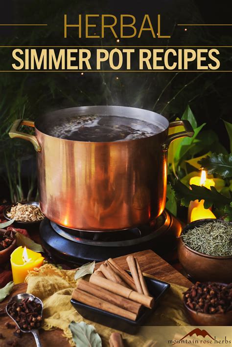 Herbal Simmer Pots + Stovetop Potpourri Recipes