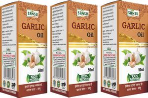 Sansu Garlic Hair Oil Fight Skin Issues 50ml X 3 - Price in India, Buy ...