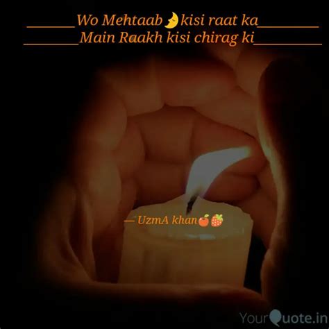 Wo Mehtaab🌛kisi r... | Quotes & Writings by UzmA Khan | YourQuote