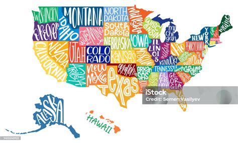 USA Map Names 的图像结果