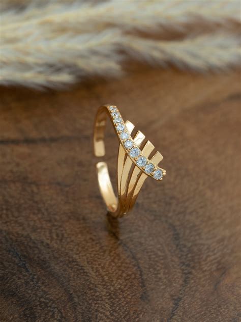 Artklim Gold-Plated Eternal Radiance Anti Tarnish Ring