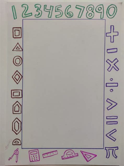 Maths Project Border Design 的图像结果